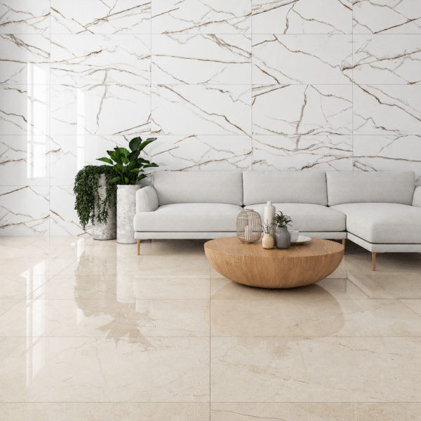 PISO PORCELANATO MARBLE GOLD PUL SPECIAL 1RA CJ 2,16M2-3UND (60CM X 120CM) (0,72)
